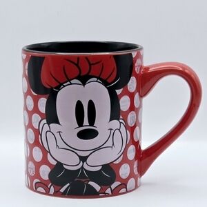Disney Minnie Mouse Red Polka Dot Mug – 14oz Collectible Ceramic Cup